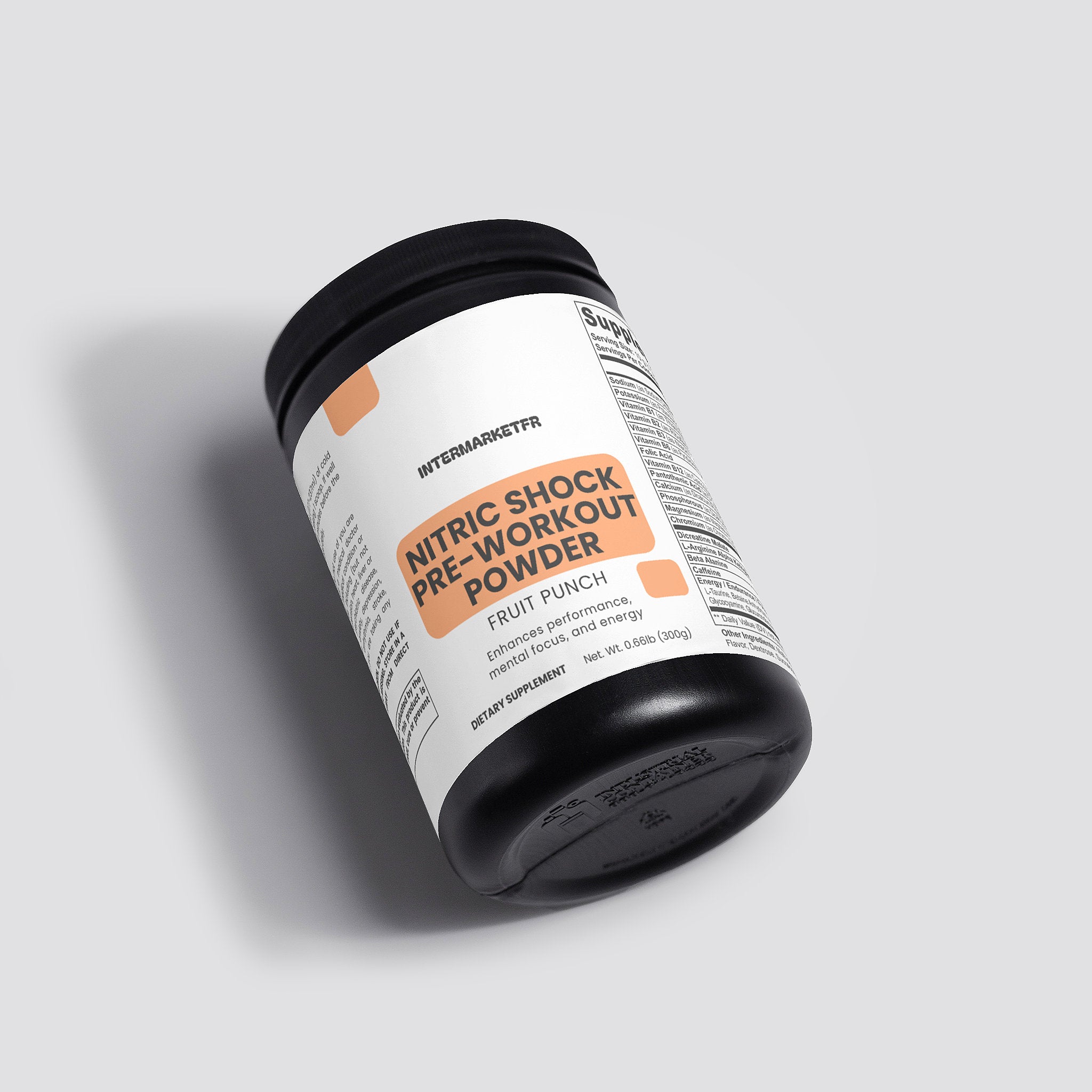 Nitric Shock Pre-Workout Powder (Fruit Punch)