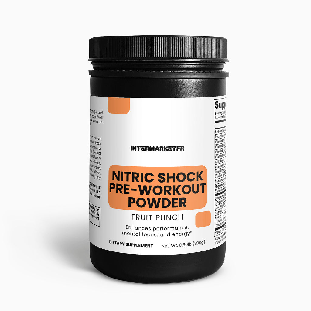 Nitric Shock Pre-Workout Powder (Fruit Punch)